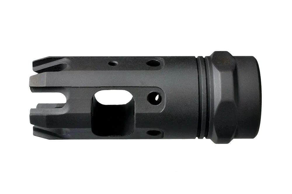 Strike Industries 9mm Mini King Comp - 1/2x28 - Muzzle Device for AR-15 - view 2