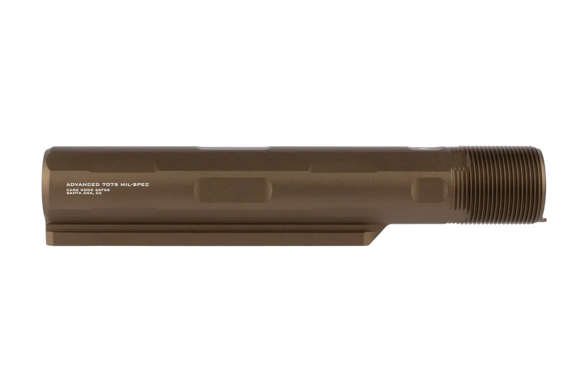 Strike Industries Advanced Receiver Extension Buffer Tube, Flat Dark Earth - SI-AR-ARE-T7-FDE - Buffer Tube Assembly for AR-15 - view 2