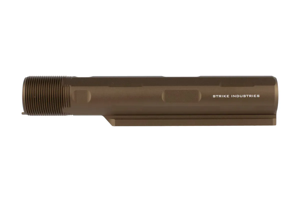 Strike Industries Advanced Receiver Extension Buffer Tube, Flat Dark Earth - SI-AR-ARE-T7-FDE - Buffer Tube Assembly for AR-15 - view 3