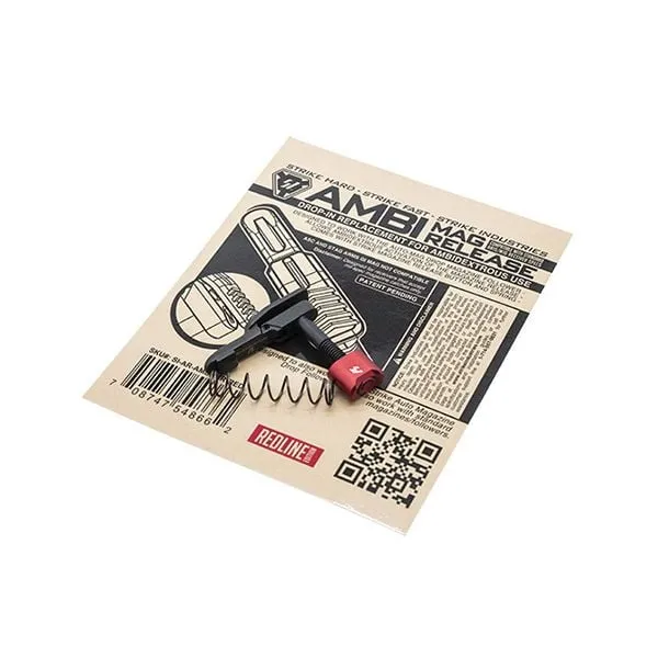 Strike Industries Ambidextrous Magazine Release, Red - RAMBIMRRED - Magazine Release for AR-15 - view 3