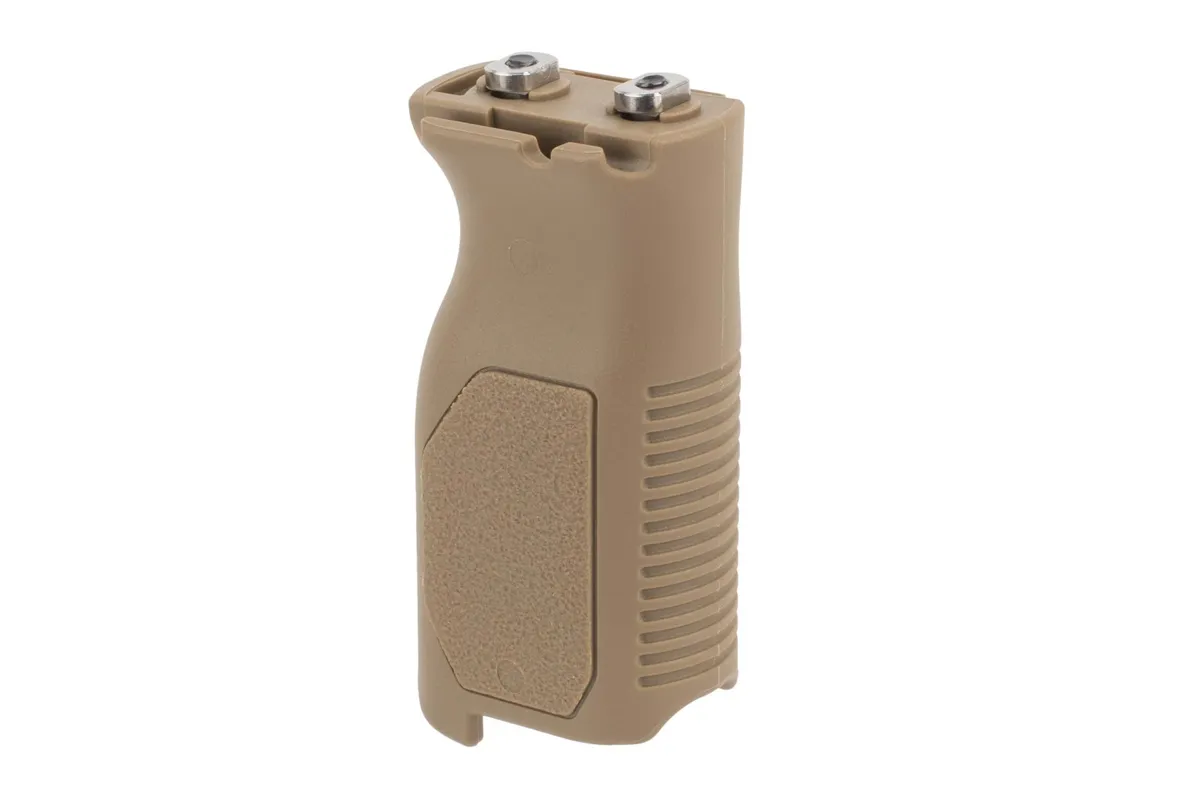 Strike Industries Angled Vertical Grip with Cable Management - Long - FDE - Foregrip for AR-15 - view 2