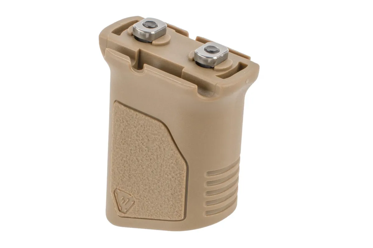 Strike Industries Angled Vertical Grip With Cable Management - Short - FDE - Foregrip for AR-15 - view 3