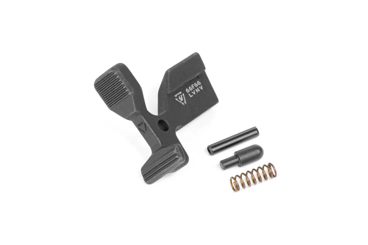 Strike Industries AR-10 Enhanced Bolt Catch - Bolt Catch for AR-15, vista 1