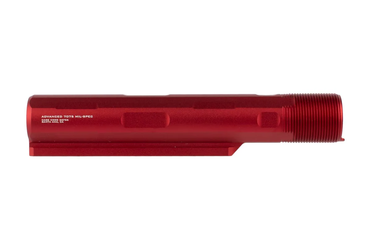 Strike Industries Ar-15 Buffer Tube - 7-Position Advanced Receiver Extension - Red - Buffer Tube for AR-15 - view 2