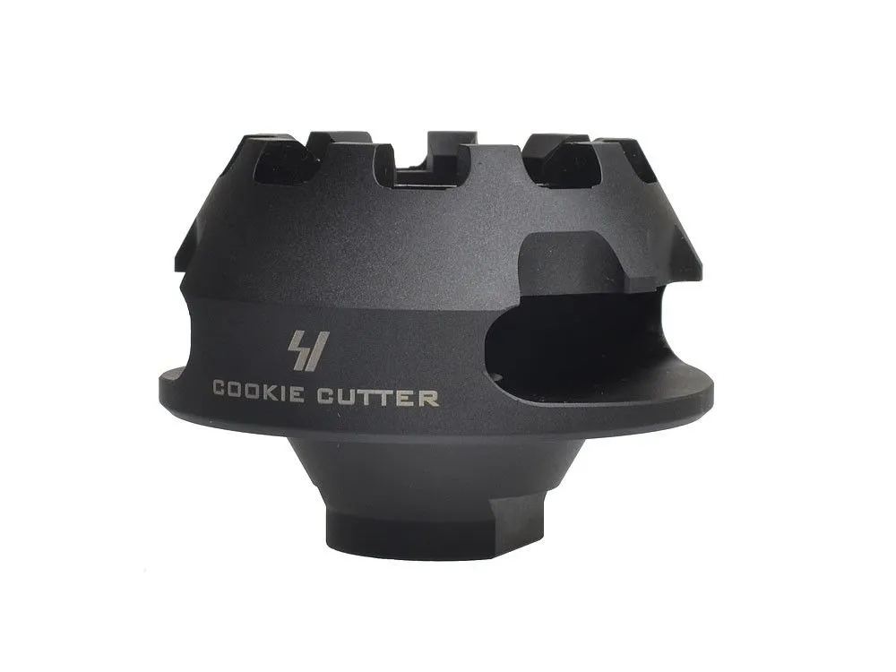Strike Industries Ar-15 Cookie Cutter Comp .223 1/2-28 Black - Muzzle Device for AR-15 - view 2