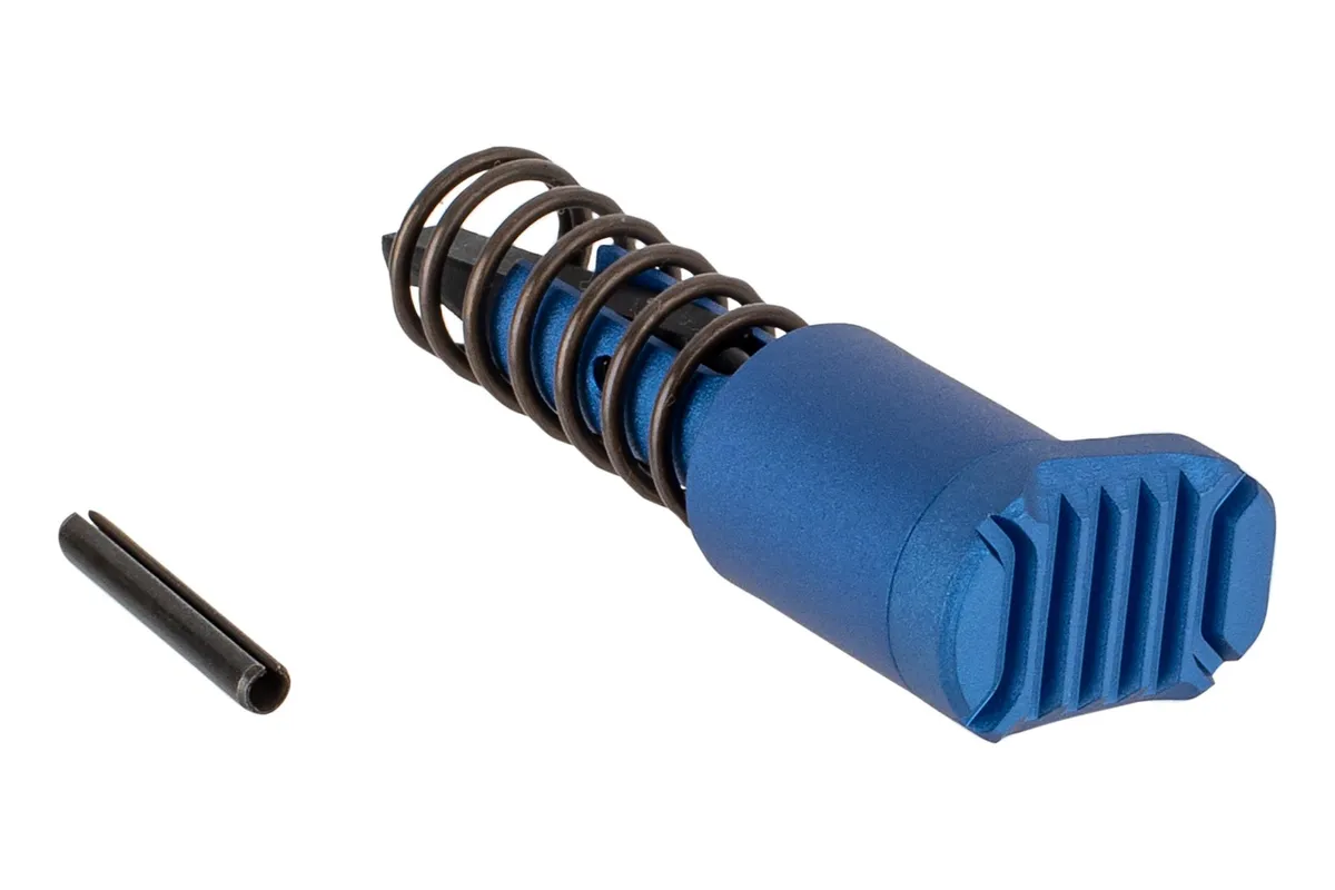 Strike Industries Ar-15 Extended Forward Assist Lightweight Low Profile Blue - Forward Assist for AR-15 - view 2