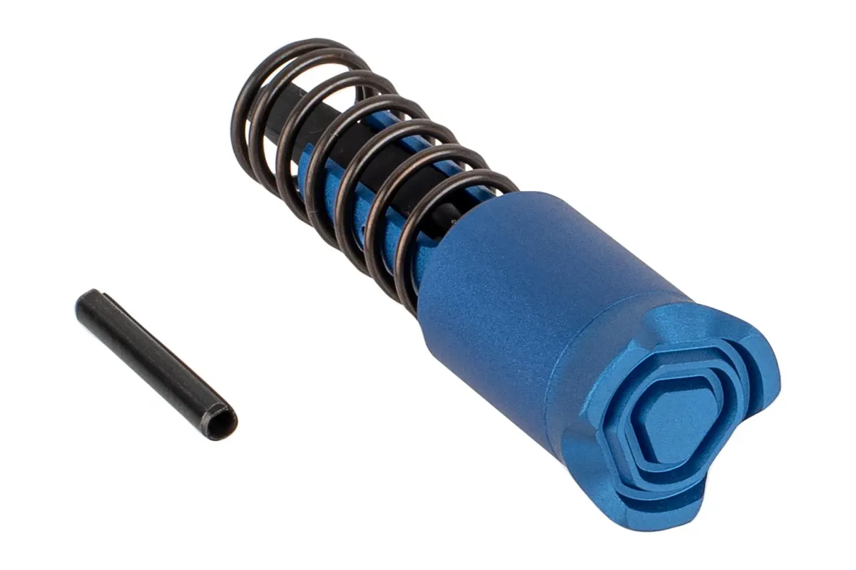 Strike Industries Ar-15 Extended Forward Assist Lightweight Low Profile Blue - Forward Assist for AR-15 - view 1