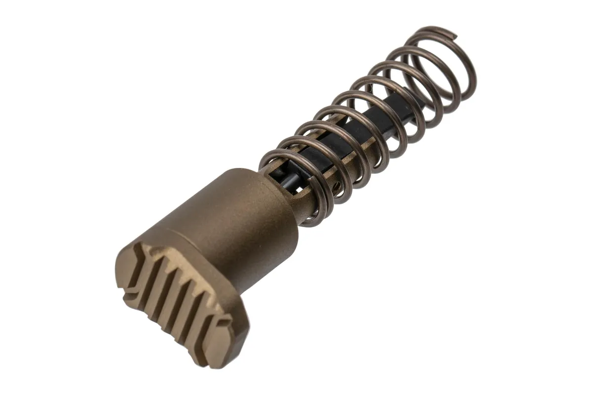 Strike Industries Ar-15 Extended Forward Assist Lightweight Low Profile Fde - Forward Assist for AR-15 - view 2