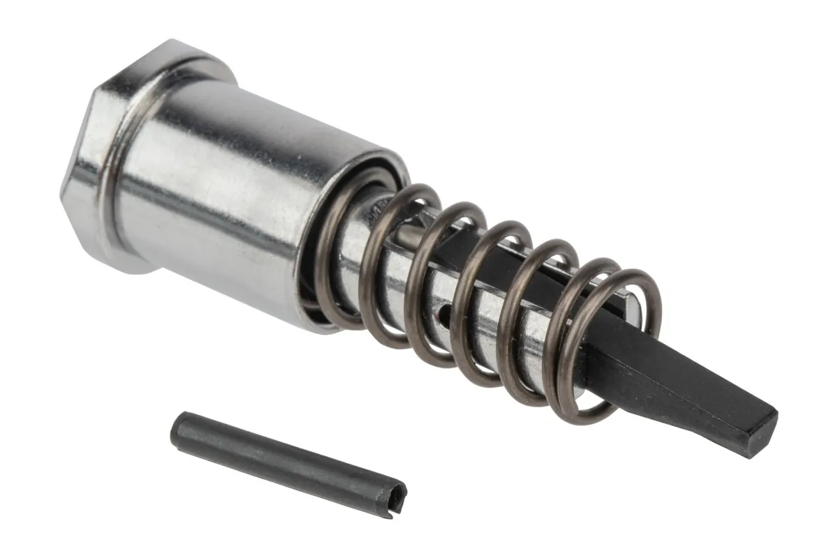 Strike Industries AR-15 Forward Assist Assembly W/ Hex Head Design, Chrome Coating - SI-AR-FA-CC - Forward Assist for AR-15, vista 2