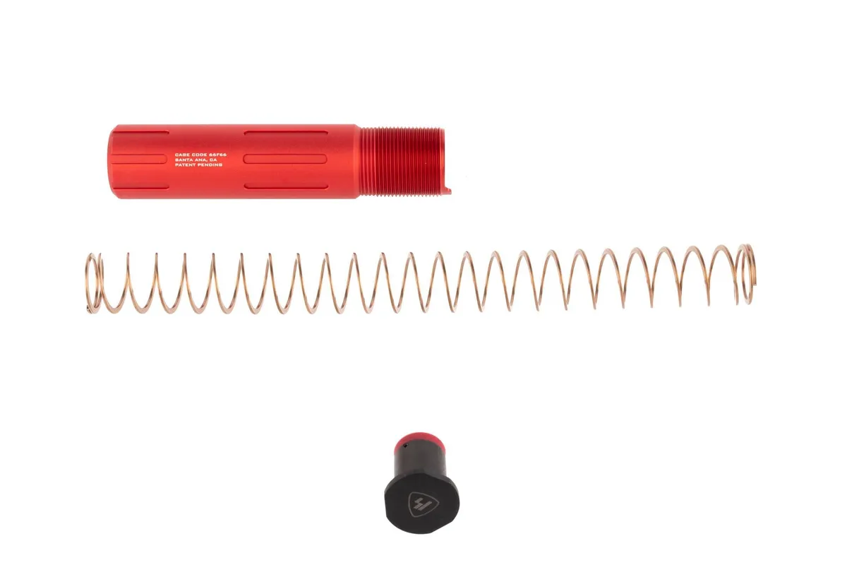 Strike Industries Ar-15 Pistol Buffer Tube Kit - Red - Buffer Tube Assembly for AR-15 - view 2