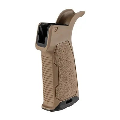 Strike Industries Ar-15 Rubber Overmold Pistol Grip 15-Degree Fde - Pistol Grip for AR-15 - view 1