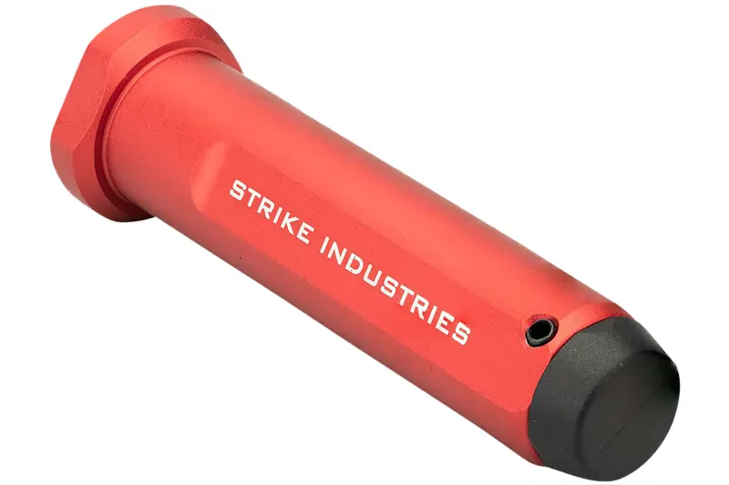 Strike Industries AR Mil-Spec Buffer Housing for Mil-Spec Buffers, Red - SI-AR-BH-MIL-RED - Buffer Tube Assembly for AR-15 - view 1