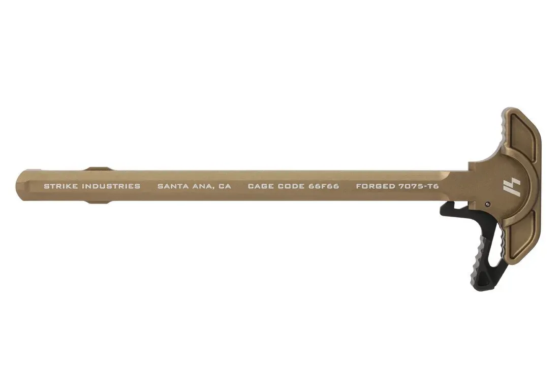 Strike Industries Arch Ar-15 Charging Handle Extended Latch - Fde - Charging Handle for AR-15 - view 1