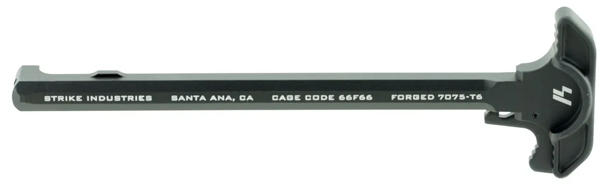 Strike Industries Arch Ar-15 Charging Handle Standard Latch - Black - Charging Handle for AR-15, vista 1