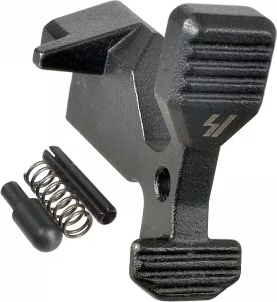 Strike Industries AREBC Bolt Catch Mil-Spec Enhanced Matte Black Steel AR-Platform - Bolt Catch for AR-15 - view 1