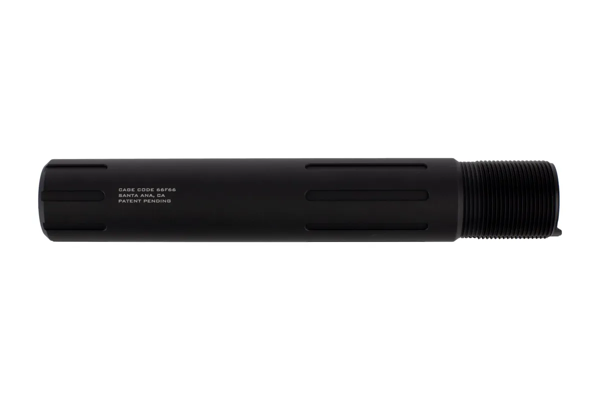 Strike Industries Carbine Length Pistol Buffer Tube - Black - Buffer Tube for AR-15, vista 2