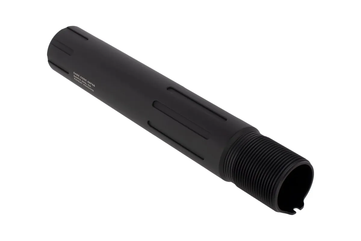 Strike Industries Carbine Length Pistol Buffer Tube - Black - Buffer Tube for AR-15, vista 1