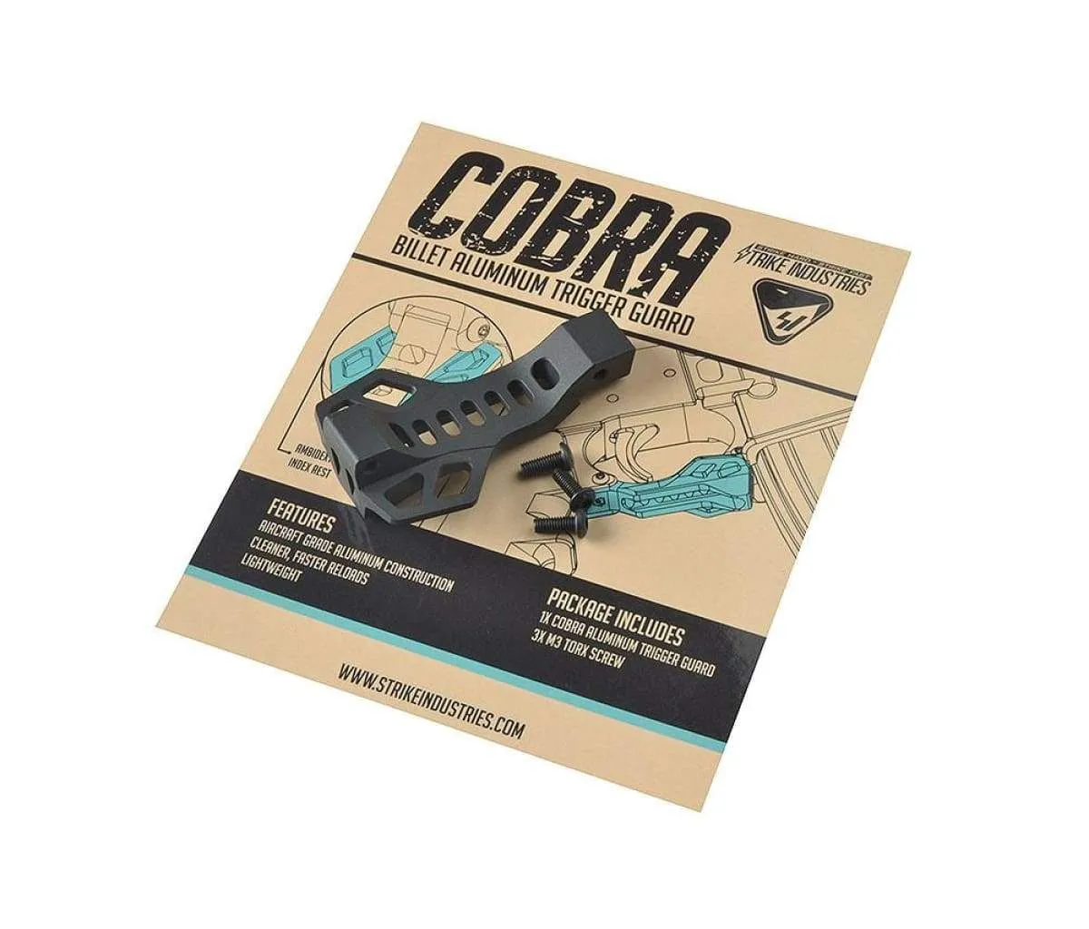 Strike Industries Cobra Billet Aluminum Trigger Guard - Black - Trigger Guard for AR-15, vista 4