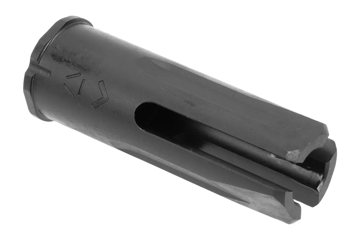 Strike Industries Flash Hider - XLogic AK Widow - 7.62x39 - M14x1 - Muzzle Device for AR-15, vista 1