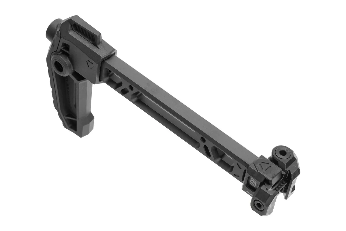 Strike Industries FSA Single Folding Stock Black - Compact and Reliable Folding Stock for Tactical Mobility - SI-FSA-S-STOCK - Stock & Brace for AR-15 - view 3