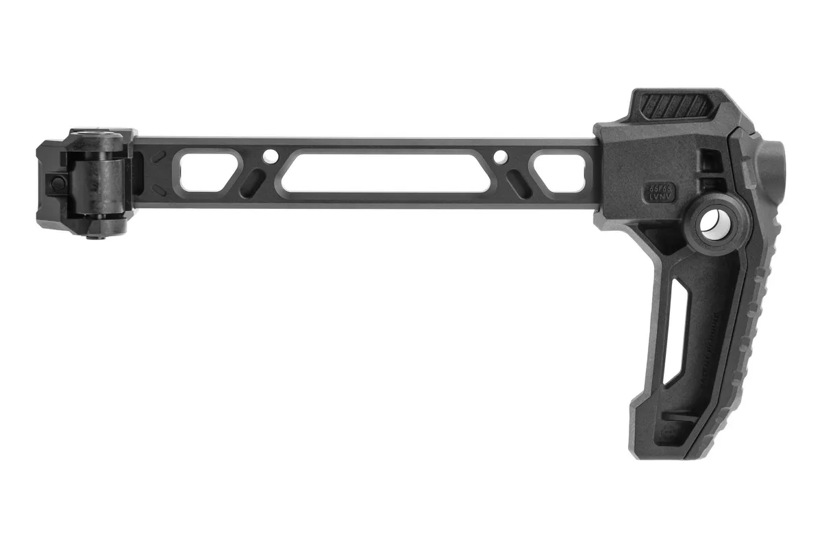 Strike Industries FSA Single Folding Stock Black - Compact and Reliable Folding Stock for Tactical Mobility - SI-FSA-S-STOCK - Stock & Brace for AR-15 - view 4