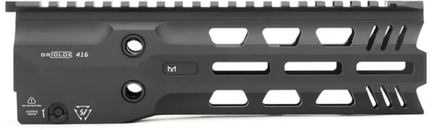 Strike Industries Gridlok 416 Ar-15 Handguard Assembly - Lightspeed Version - 9" - Handguard for AR-15, vista 1