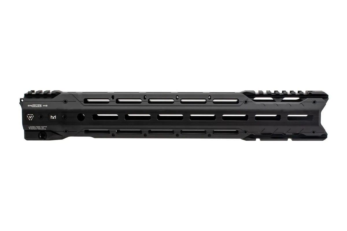 Strike Industries Gridlok Complete AR-15 Handguard Black - 15" - Handguard for AR-15, vista 2