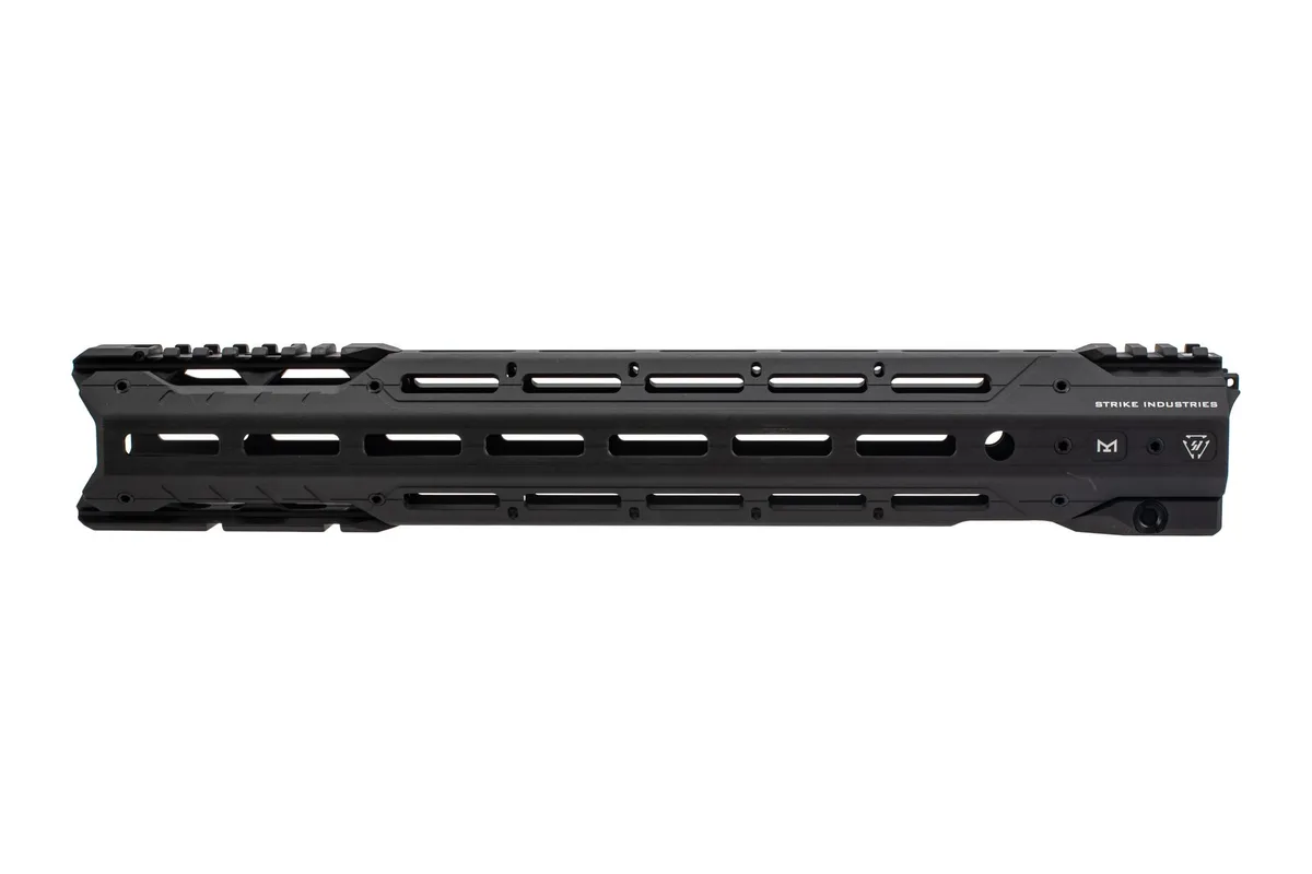 Strike Industries Gridlok Complete AR-15 Handguard Black - 15" - Handguard for AR-15, vista 3