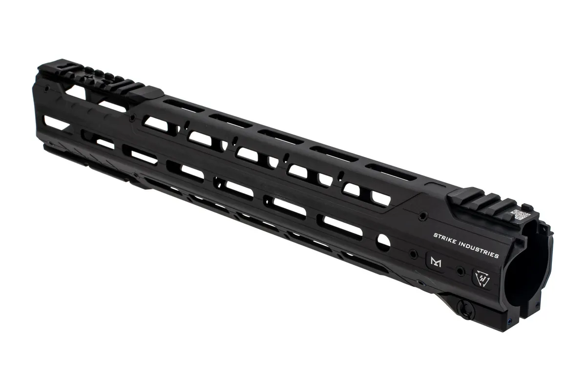 Strike Industries Gridlok Complete AR-15 Handguard Black - 15" - Handguard for AR-15, vista 4