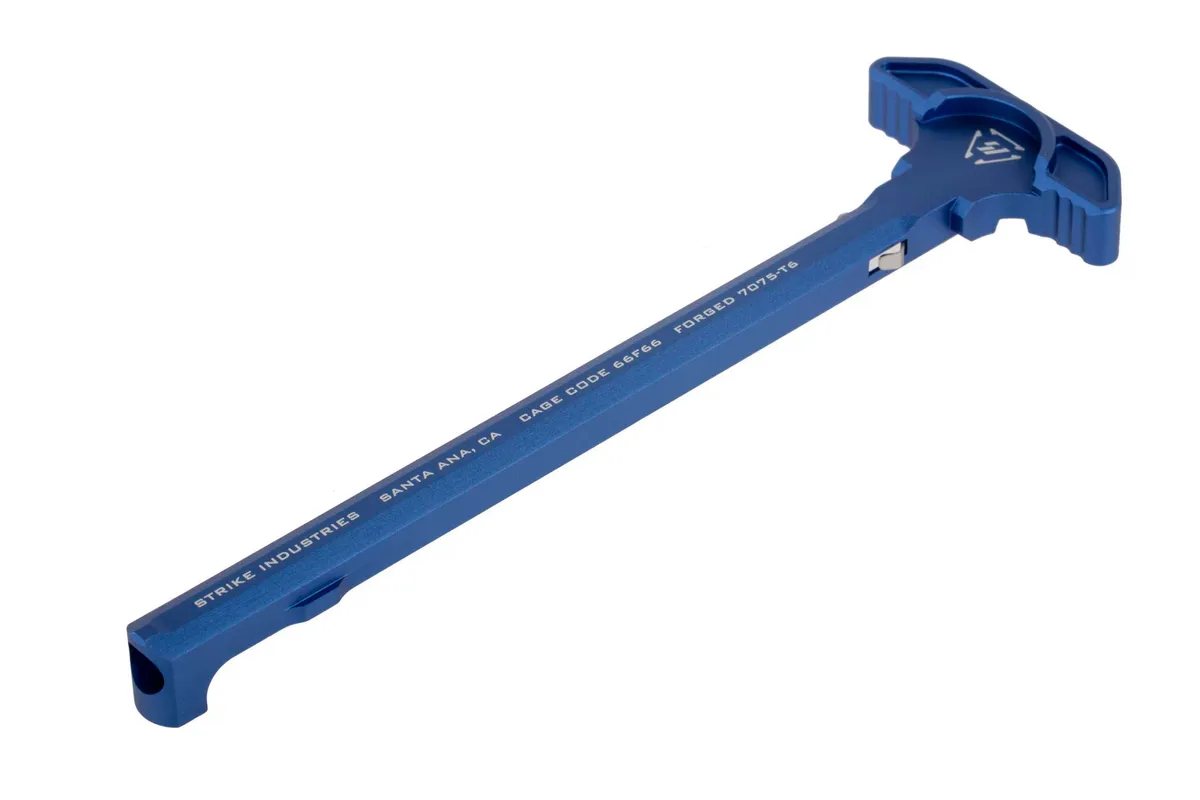 Strike Industries Latchless Charging Handle - Blue - Charging Handle for AR-15 - view 1