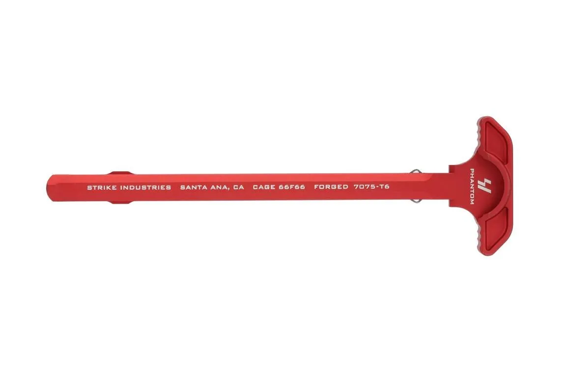 Strike Industries Latchless Charging Handle - Red - Charging Handle for AR-15 - view 2