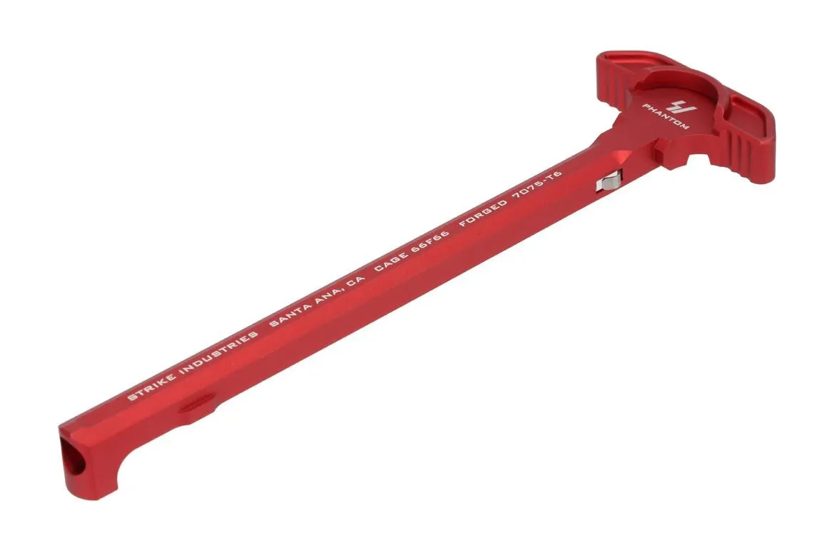 Strike Industries Latchless Charging Handle - Red - Charging Handle for AR-15 - view 1