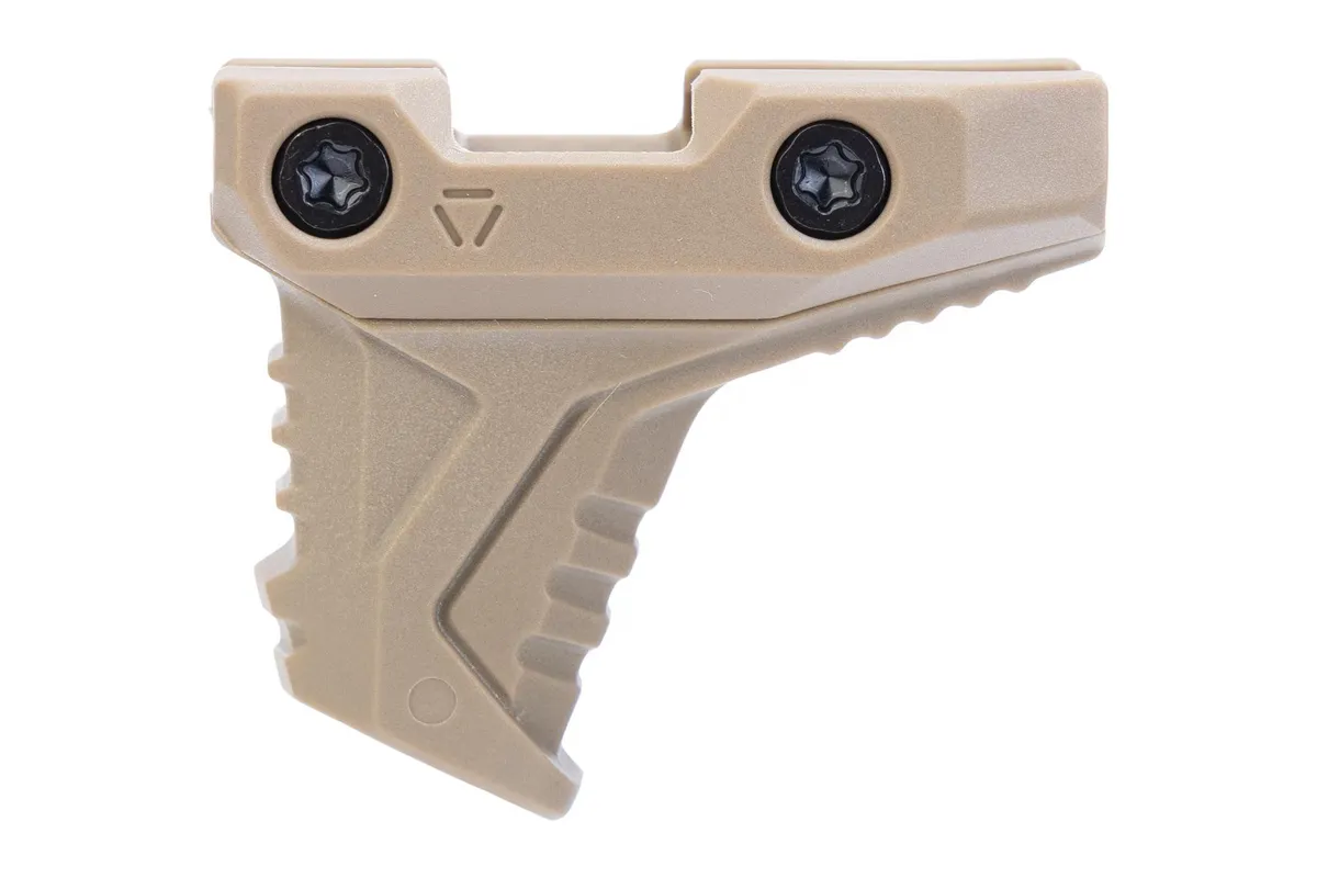 Strike Industries LINK Angled Handstop with Cable Management System - FDE - Foregrip for AR-15, vista 2