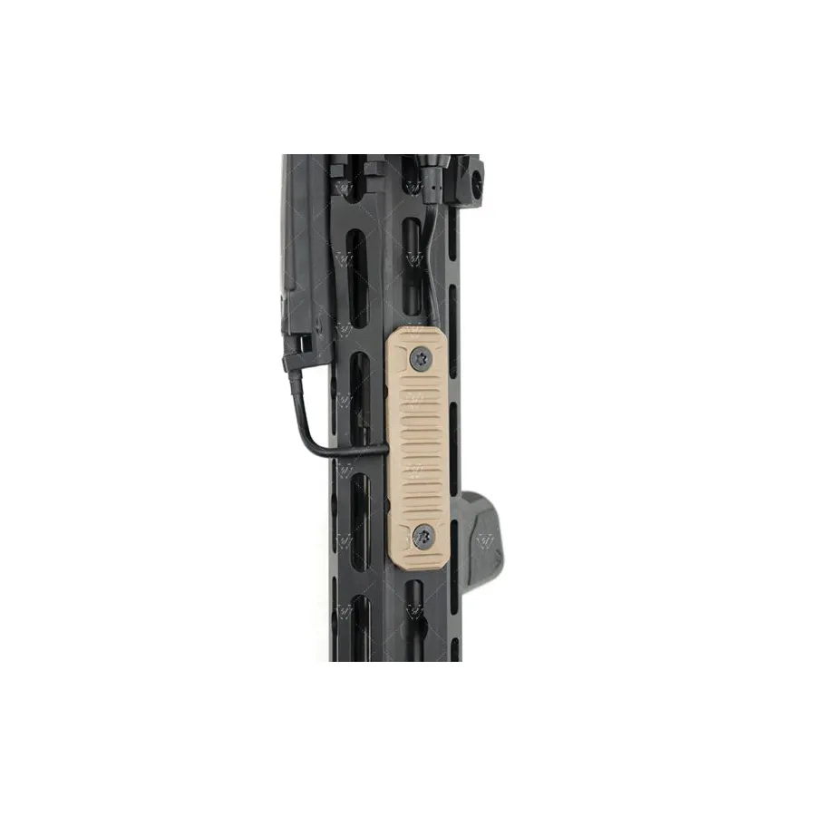 Strike Industries Long Cable Management Cover for M-LOK Rails - SI-AR-CM-COVER-L-FDE - Handguard for AR-15, vista 1