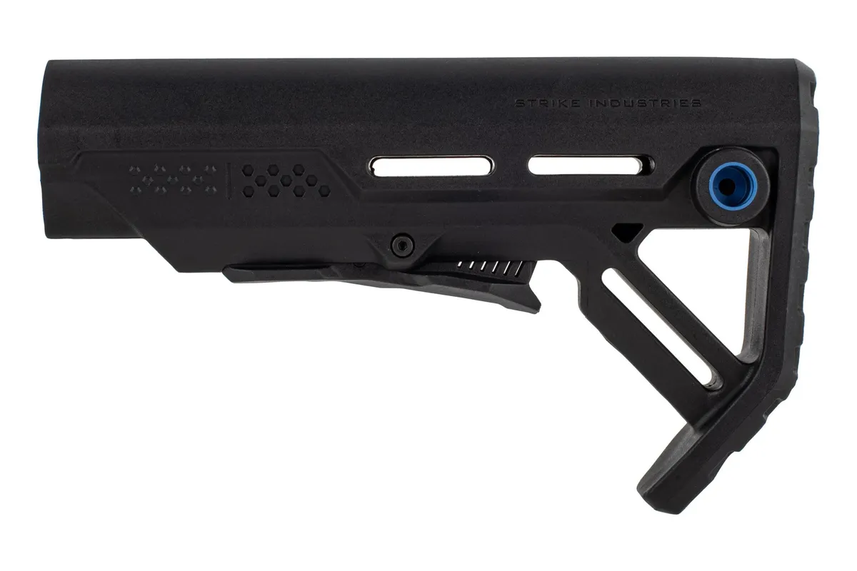 Strike Industries Mod 1 Ar-15 Mil-Spec Carbine Stock - Black/Blue Qd - Stock & Brace for AR-15 - view 2