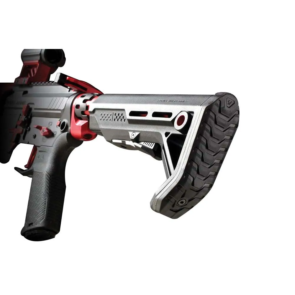 Strike Industries MOD1 Polymer Strike Stock, Black/Red - VIPER-ES-MOD1BK-RED - Stock & Brace for AR-15 - view 2