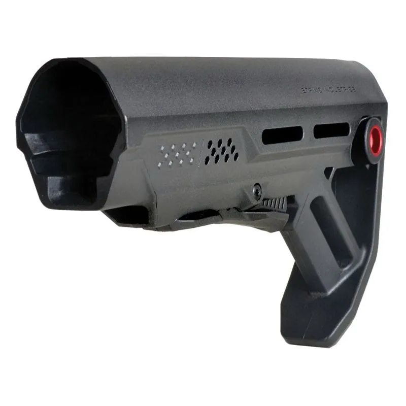 Strike Industries MOD1 Polymer Strike Stock, Black/Red - VIPER-ES-MOD1BK-RED - Stock & Brace for AR-15 - view 5