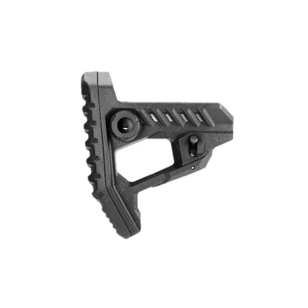 Strike Industries Pit Stock Black - Robust and Adjustable Rifle Stock for Improved Control and Shooting Comfort - SI-STRIKE-POLY-PIT-BK - Stock & Brace for AR-15 - view 1