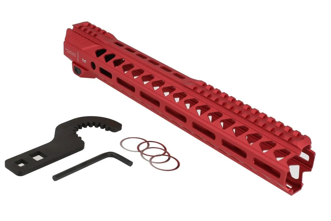 Strike Industries Strike Rail M-Lok Ar-15 Handguard - Red - 13.5" - Handguard for AR-15 - view 5