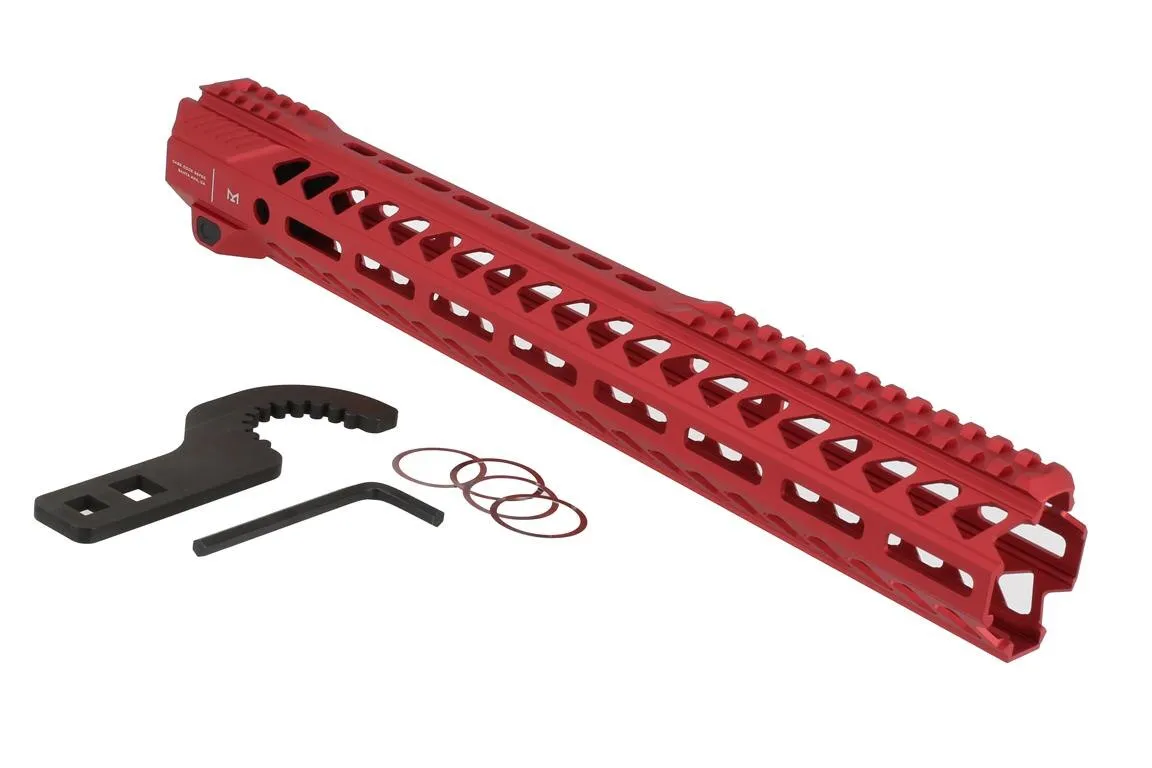Strike Industries Strike Rail M-Lok Ar-15 Handguard - Red - 15.5" - Handguard for AR-15 - view 5