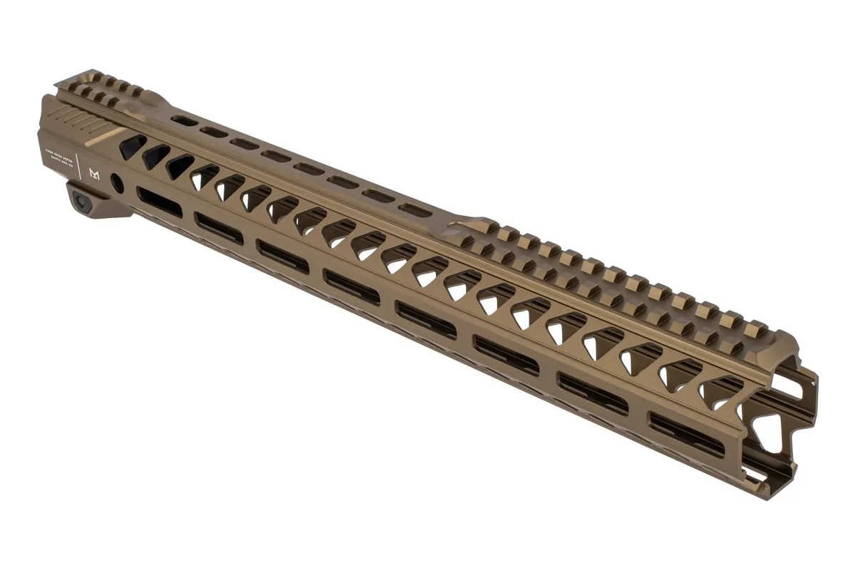 Strike Industries Strike Rail M-LOK Handguard, fits AR15, 15.5", Anodized Finish, Flat Dark Earth - Handguard for AR-15 - view 1