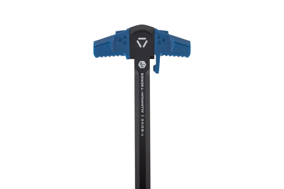 Strike Industries T-Bone Ar-15 Charging Handle for .223/5.56 - Black/Blue - Charging Handle for AR-15 - view 3