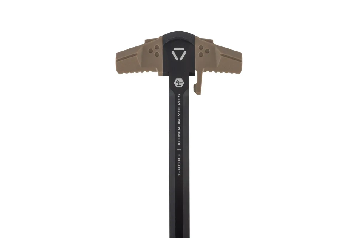 Strike Industries T-Bone Ar-15 Charging Handle for .223/5.56 - Black/FDE - Charging Handle for AR-15 - view 3
