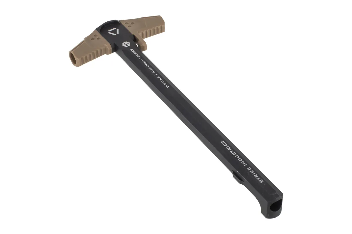 Strike Industries T-Bone Ar-15 Charging Handle for .223/5.56 - Black/FDE - Charging Handle for AR-15 - view 1