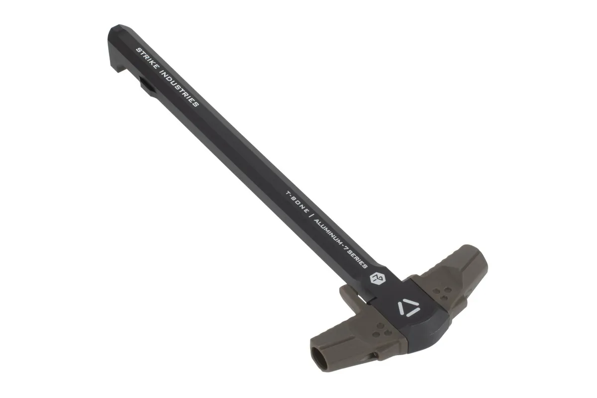 Strike Industries T-Bone Ar-15 Charging Handle for .223/5.56 - Black/OD Green - Charging Handle for AR-15 - view 2