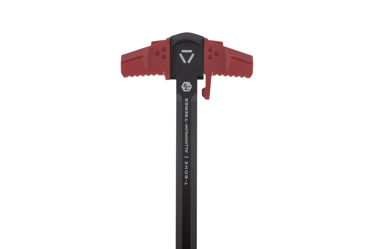 Strike Industries T-Bone Ar-15 Charging Handle for .223/5.56 - Black/Red - Charging Handle for AR-15 - view 3
