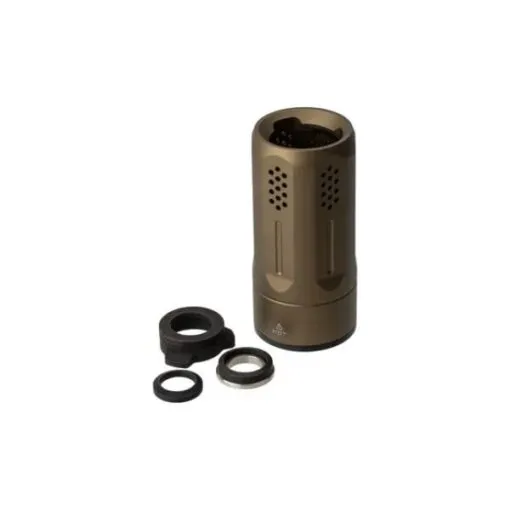 Strike Industries Universal Oppressor Blast Shield - FDE - Muzzle Device for AR-15 - view 1