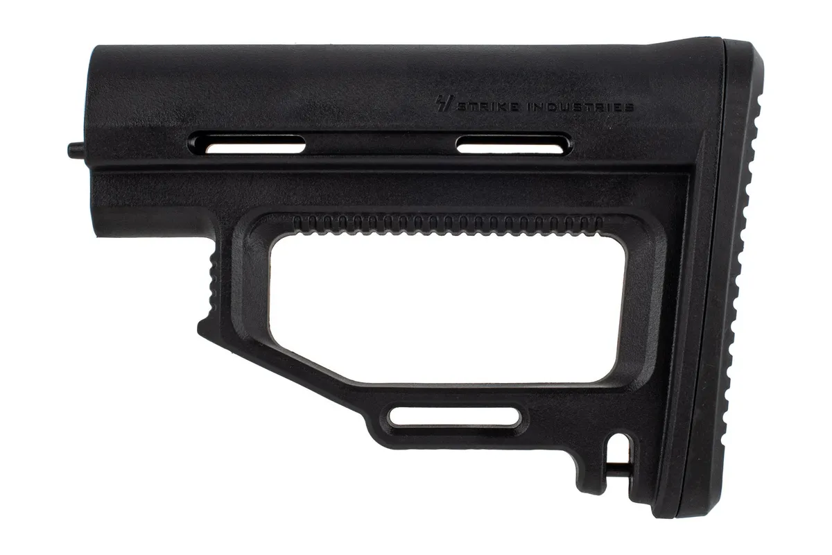 Strike Industries Viper Modular Fixed Stock, Black - SI-VIPER-MFS-BK - Stock & Brace for AR-15 - view 2