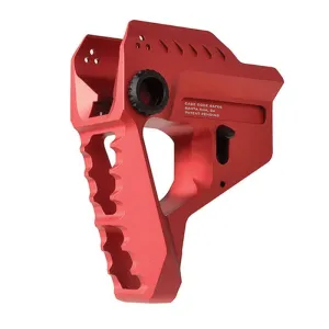 Strike Industries VIPER-PIT 6061 T6 Aluminum Pit Stock, Red - VIPER-PIT-RED - Stock & Brace for AR-15 - view 1