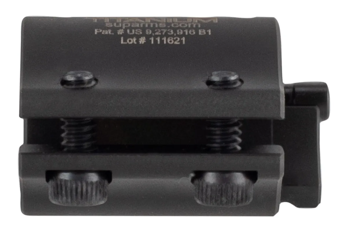 Superlative Arms Bleed Off Adjustable Gas Block Clamp on .625" -Titanium - Dlc Dark Finish - Gas Block for AR-15 - view 2
